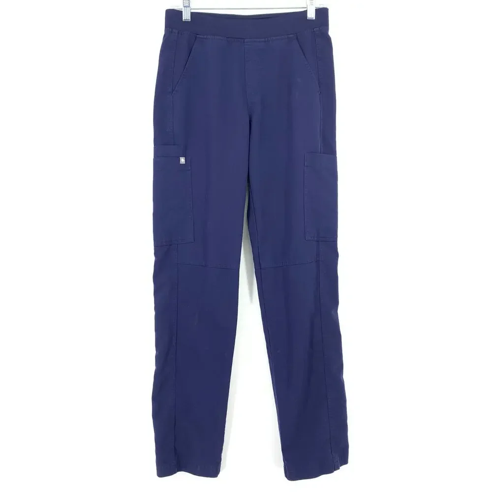 Figs Axim Scrub Pants Mens Size XS Navy Blue Straight Leg Classic Fit